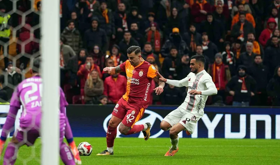Trendyol Süper Lig’in 18. haftasında Galatasaray, sahasında Gaziantep Futbol Kulübü