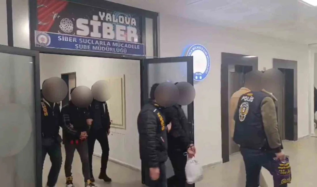 Yalova merkezli 6 ilde düzenlenen dolandırıcılık operasyonunda 3 milyon 857