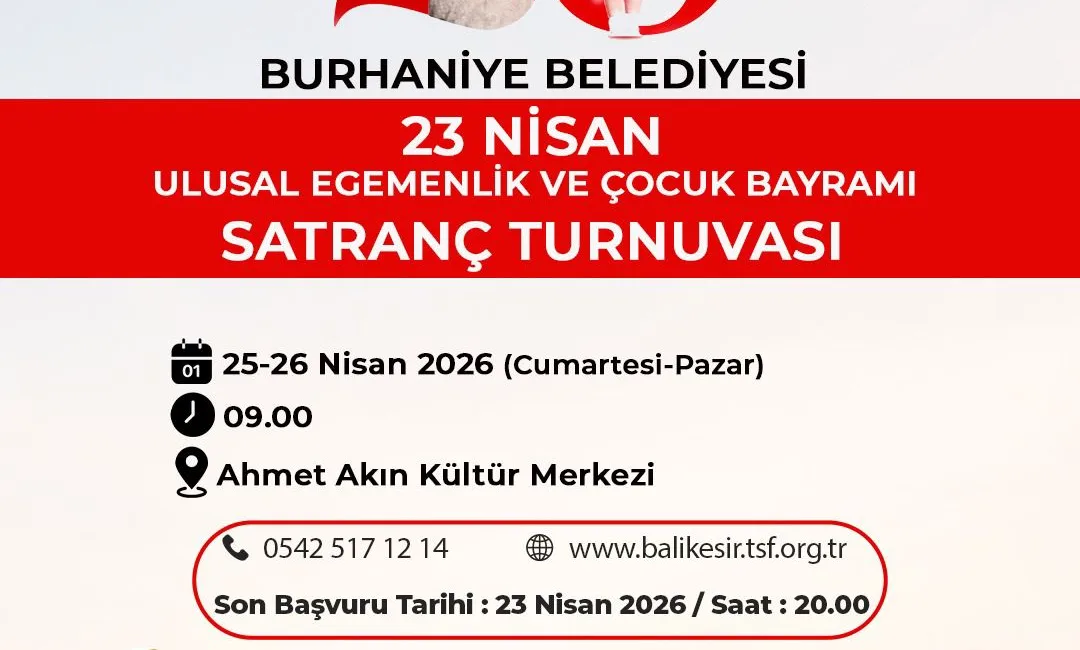 Burhaniye Belediyesi tarafından 23 Nisan Ulusal Egemenlik ve Çocuk Bayramı’na