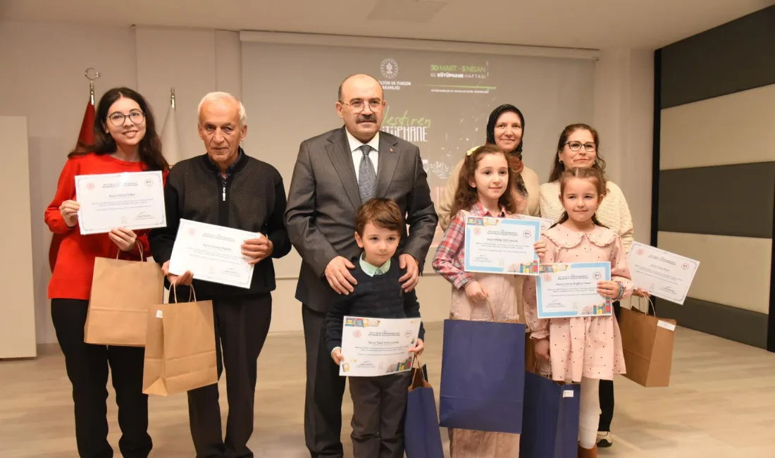 Bu sene 30 Mart–05 Nisan tarihleri arasında kutlanan Kütüphaneler Haftası