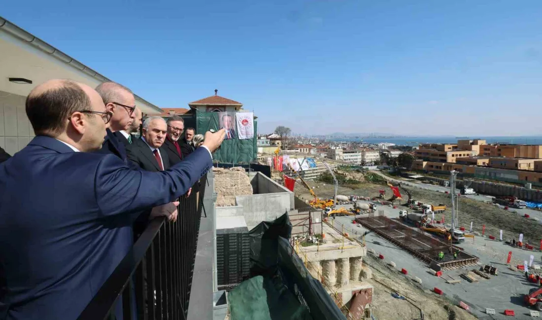 Cumhurbaşkanı Recep Tayyip Erdoğan, İstanbul’da Cerrahpaşa Tıp Fakültesi Hastanesi inşaatında