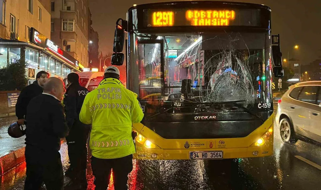 Üsküdar’da kırmızı ışıkta karşıdan karşıya geçerken İETT otobüsünün çarptığı yaya