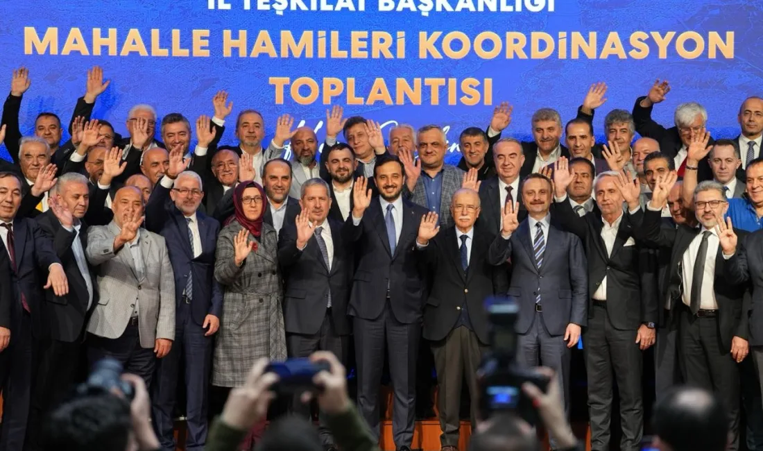 AK Parti İstanbul İl Başkanlığı tarafından düzenlenen Mahalle Hamileri Koordinasyon