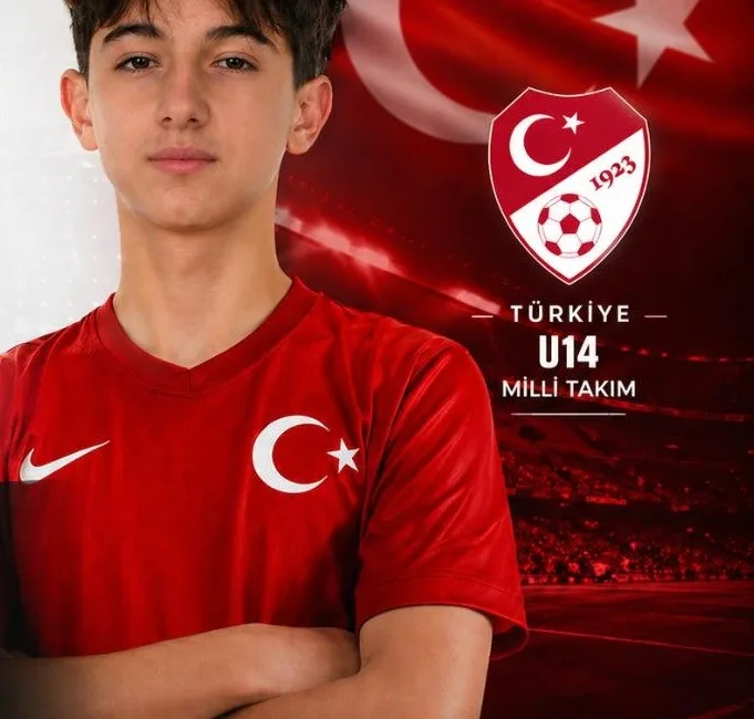 Balıkesir Büyükşehir Belediyespor’un futbolcusu Ahmet Alan, Türkiye U14 Milli Takımı’na