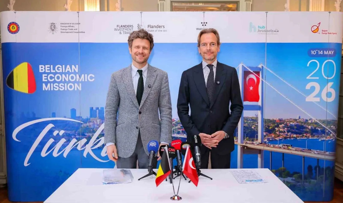 Belçika Ekonomik Misyonu’nun Türkiye ziyareti öncesinde, Belçika’nın İstanbul Başkonsolosluğu’nda basına