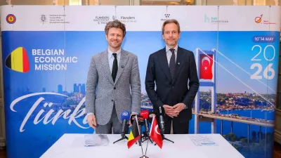 Belçika Ekonomik Misyonu’nun Türkiye ziyareti öncesinde, Belçika’nın İstanbul Başkonsolosluğu’nda basına