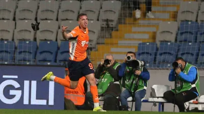 RAMS Başakşehirli futbolcu Bertuğ Yıldırım, Kasımpaşa karşısında attığı golle Trendyol