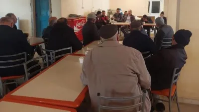 Bilecik’in Yenipazar ilçesine bağlı Belkese köyünde çiftçilere yönelik bilgilendirme eğitimi