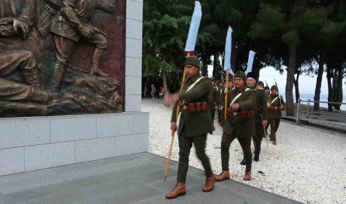 Çanakkale Kara Savaşları’nın 111’inci yıl dönümü anma törenlerinin provası gerçekleştirildi.