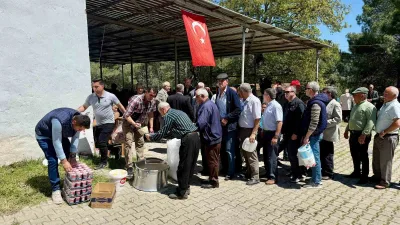 Çanakkale’nin Çan ilçesinde her yıl geleneksel olarak yapılan köy hayırları