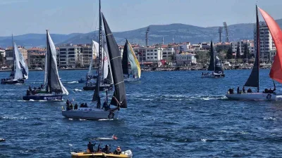 Cumhurbaşkanlığı 7. Uluslararası Yat Yarışları Çanakkale etabının kazananı Atabay Challengers