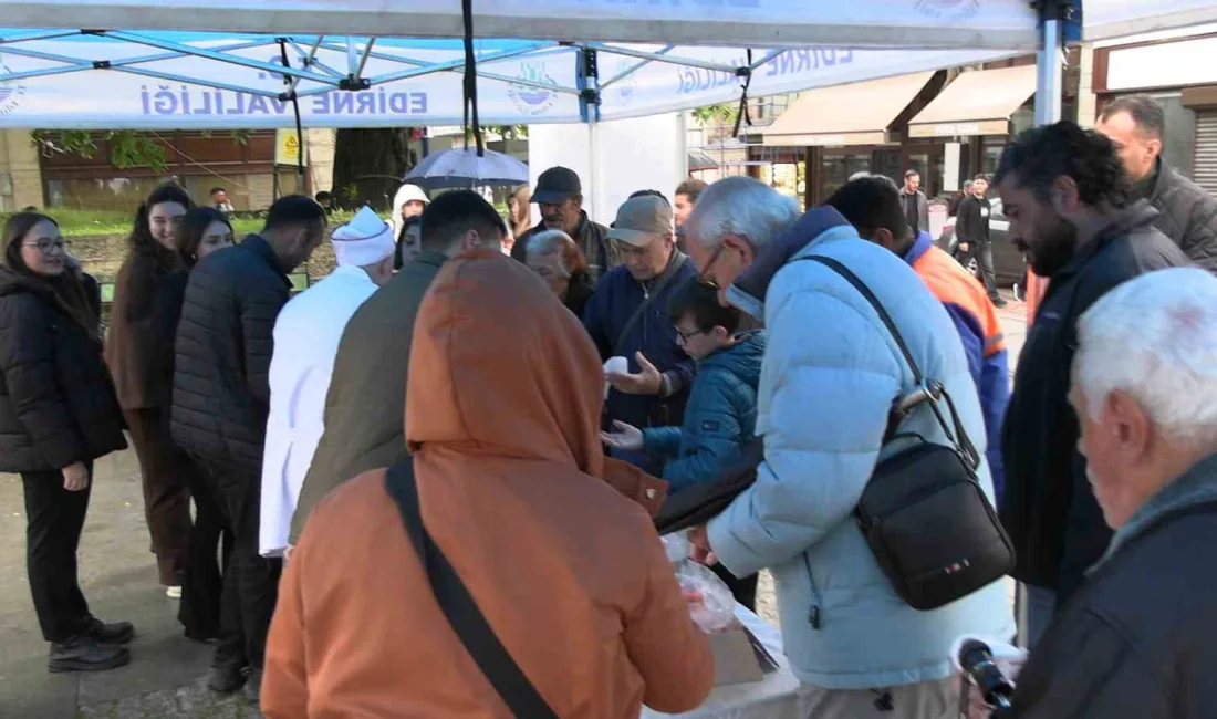 Edirne’de Turizm Haftası etkinlikleri çerçevesinde hazırlanan 22 kilo Kakava kurabiyesi