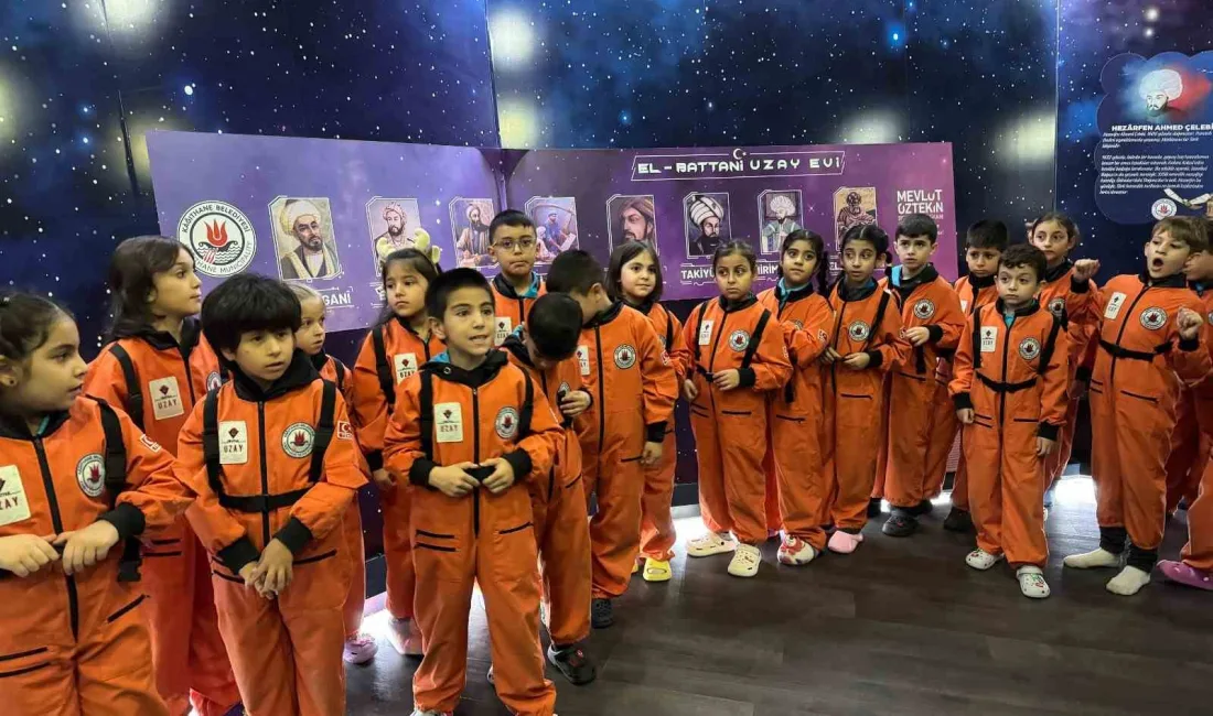 Kağıthane Belediyesi tarafından hayata geçirilen El Battani Uzay Evi, çocukları