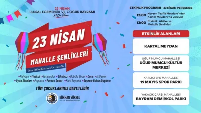 Kartal Belediyesi Türkiye Büyük Millet Meclisi’nin açılışının 106. yıl dönümü
