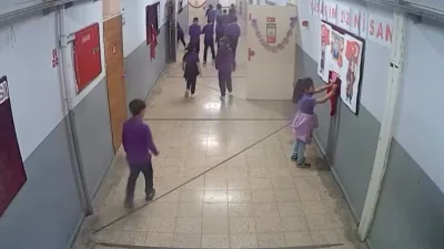 Bursa’nın İnegöl ilçesinde gerçekleştirilen sosyal deney, minik öğrencilerin duyarlılığını gözler