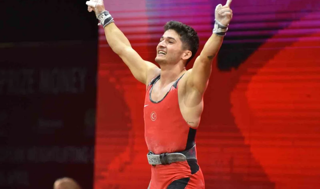 Avrupa Halter Şampiyonası’nda erkekler 65 kiloda milli sporcu Muhammed Furkan