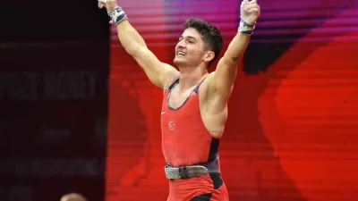 Avrupa Halter Şampiyonası’nda erkekler 65 kiloda milli sporcu Muhammed Furkan