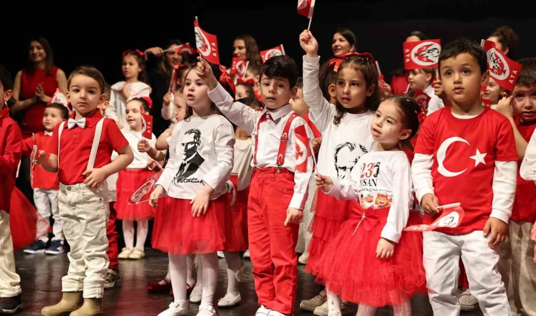 Nilüfer Belediyesi bünyesindeki kreşlerde eğitim gören çocuklar, 23 Nisan Ulusal