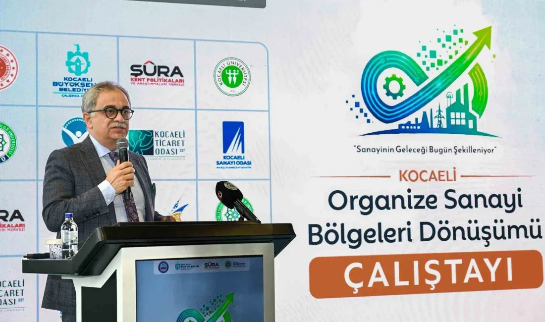 Kocaeli’de düzenlenen “Organize Sanayi Bölgeleri Dönüşümü Çalıştayı”nda, akademisyenler, kamu temsilcileri
