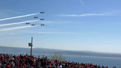 Çanakkale Kara Savaşları’nın 111’inci yıl dönümü anma programları, Şehitler Abidesi’nde