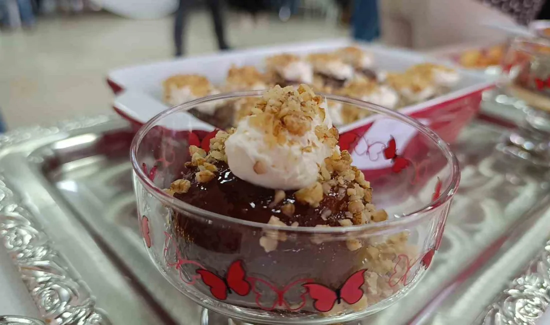 Tekirdağ’da Turizm Haftası etkinlikleri muhtevasında yöresel tatlı yarışması düzenlendi. Renkli