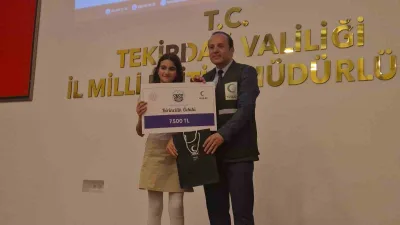 Tekirdağ’da Yeşilay ile Milli Eğitim Bakanlığı iş birliğinde düzenlenen “Sağlıklı