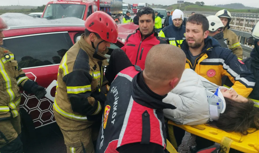 Yalova’da tır ile otomobilin çarpışması sonucu meydana gelen kazada 4