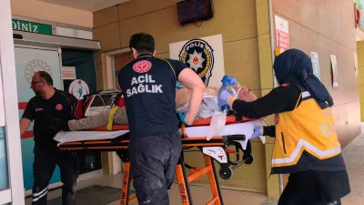 Bursa’nın İnegöl ilçesinde faaliyet gösteren bir demir doğrama dükkanında meydana