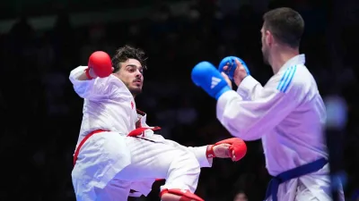 Büyükler Avrupa Karate Şampiyonası’nda Türkiye, erkek takım kumitede gümüş madalya