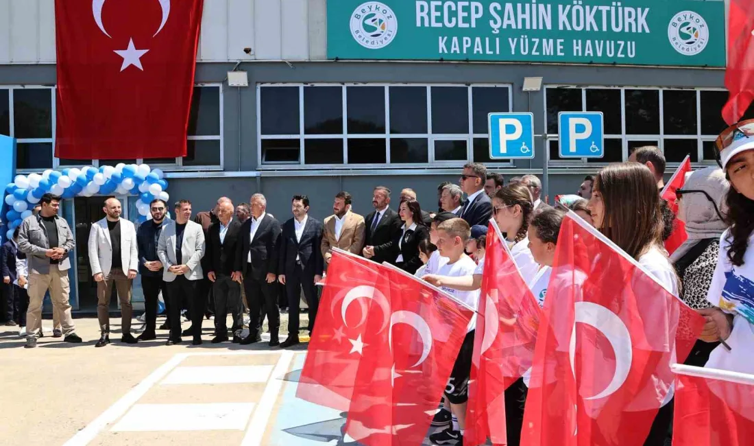Beykoz Belediyesi, R. Şahin Köktürk Spor Kompleksi yüzme havuzunu baştan
