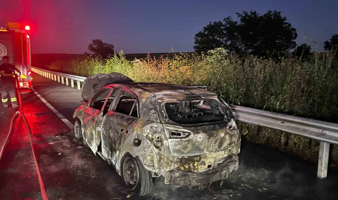 Tekirdağ’ın Çorlu ilçesi ile Yenice Mahallesi arasındaki karayolunda seyir halindeki