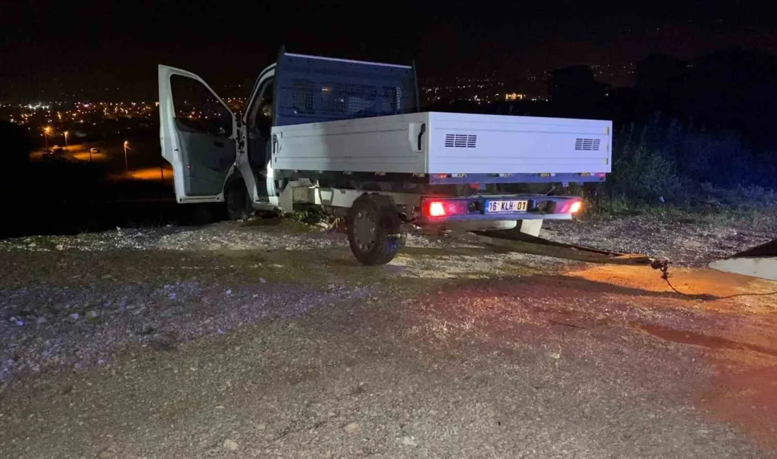 Bursa’nın İnegöl ilçesinde meydana gelen kazada, alkollü sürücünün kontrolünden çıkan