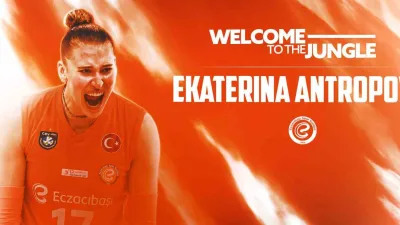 Avrupa voleybolunun en güçlü skor silahlarından Ekaterina Antropova, yeni sezonda