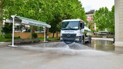 Esenyurt Belediyesi vatandaşların bayramı daha hijyenik ve sağlıklı bir ortamda