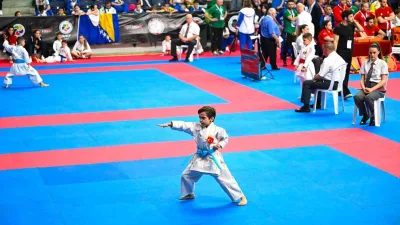 İstanbul’da düzenlenen Balkan Çocuklar Karate Şampiyonası’nda Gaziosmanpaşa Belediyesi Spor Kulübü