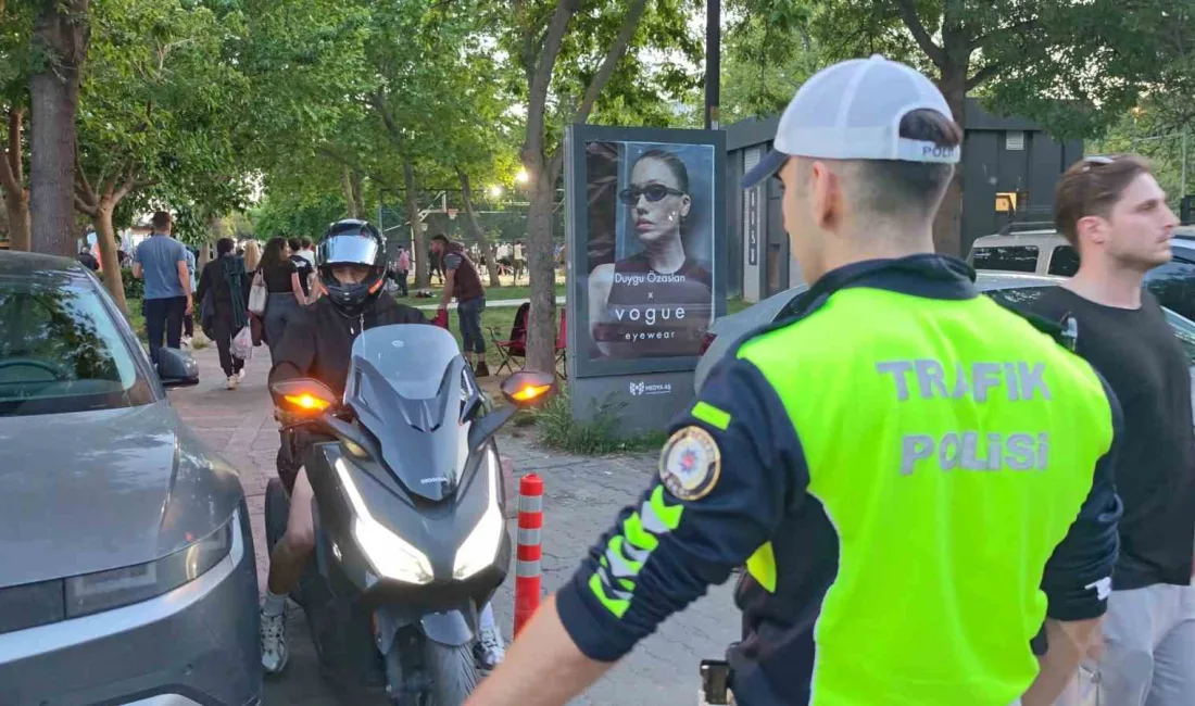 Kadıköy Caddebostan sahilinde yaya güvenliğini tehlikeye atan motosiklet sürücülerine yönelik