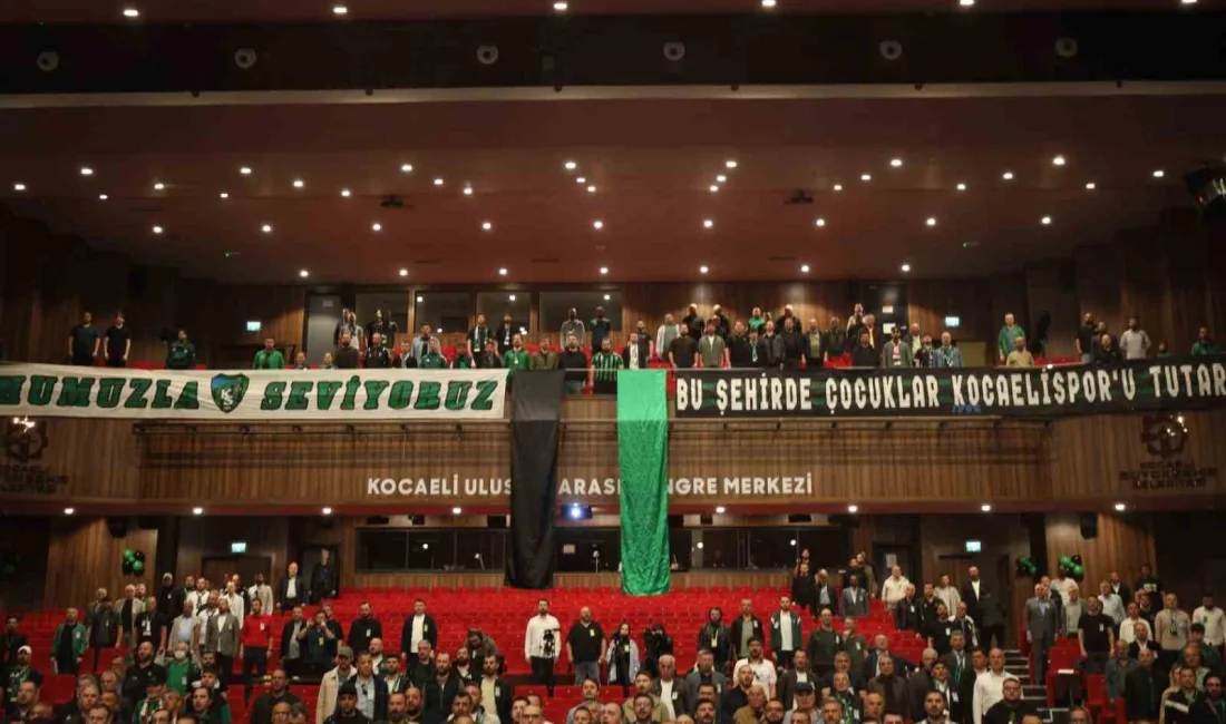 Kocaelispor Olağan Seçimli Mali Genel Kurul Toplantısı başladı. Kongrede yeşil-siyahlıların