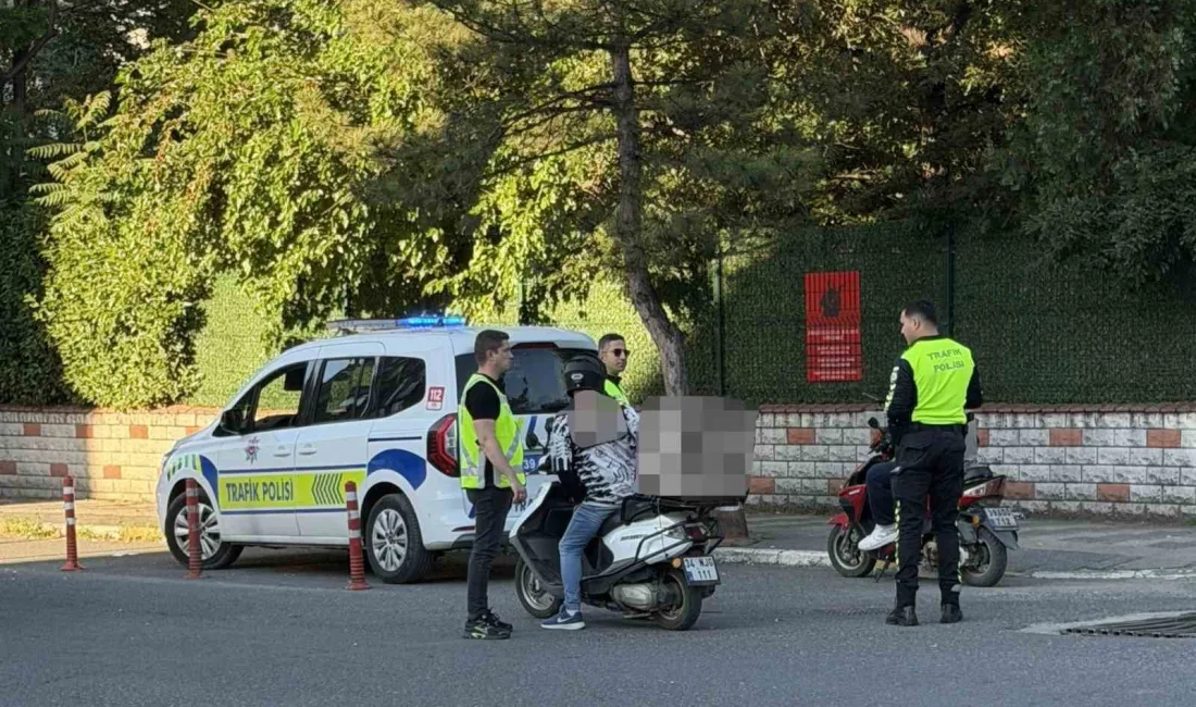 Kırklareli’nin Lüleburgaz ilçesinde Kurban Bayramı dolayısıyla şehir içindeki motosiklet denetimleri