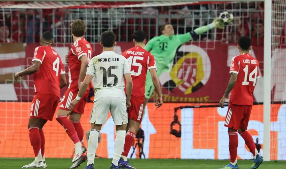 Real Madrid’de forma giyen milli oyuncu Arda Güler, UEFA Şampiyonlar
