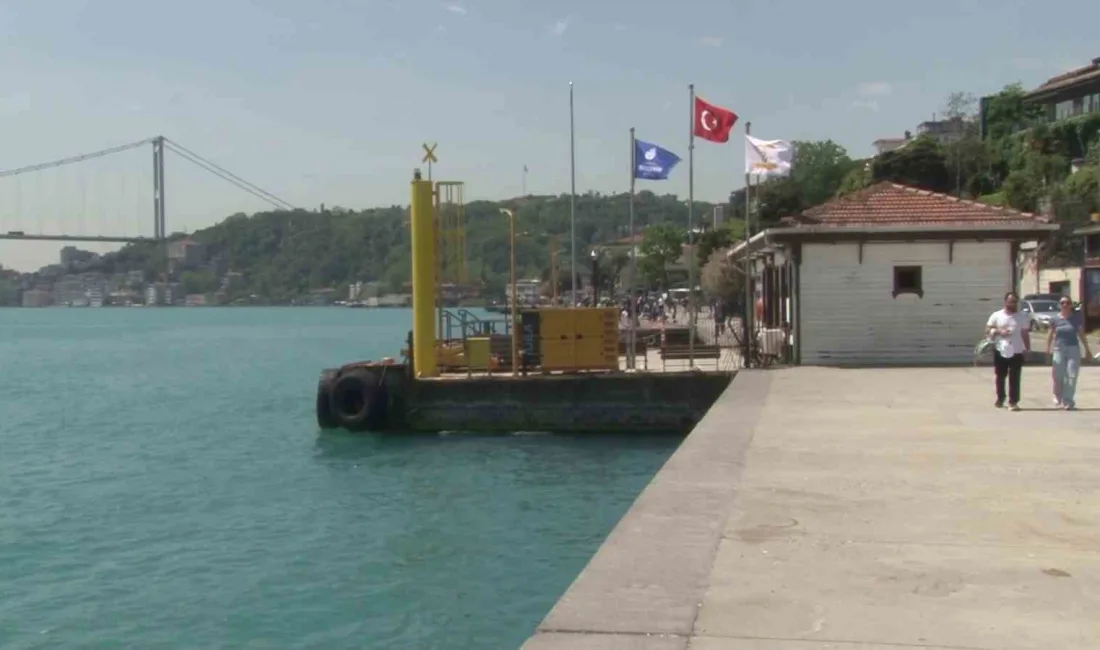 İstanbul Sarıyer’de bilinmeyen bir nedenle denize düşen ve bir süre