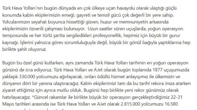 Türk Hava Yolları Yönetim Kurulu ve İcra Komitesi Başkanı Prof.