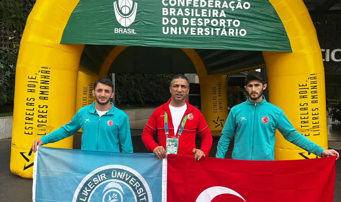 Balıkesir Üniversitesi sporcuları, Brezilya’da düzenlenen FISU Dünya Üniversiteler Kombat Sporları