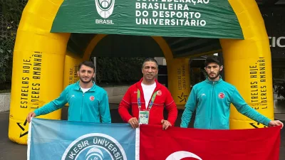 Balıkesir Üniversitesi sporcuları, Brezilya’da düzenlenen FISU Dünya Üniversiteler Kombat Sporları