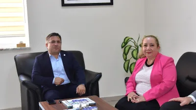 Balıkesir Üniversitesi Rektörü Prof. Dr. Yücel Oğurlu, Rektör Yardımcıları Prof.