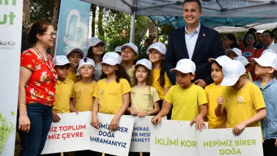 Balıkesir Büyükşehir Belediyesinin Dünya Çevre Günü kapsamında Çamlık Tepesi’ndeki “Bir