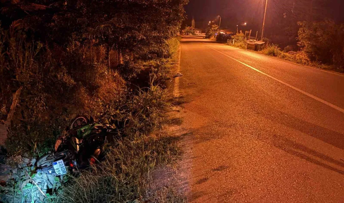 Edirne’nin Uzunköprü ilçesine bağlı Türkobası köyünde meydana gelen trafik kazasında