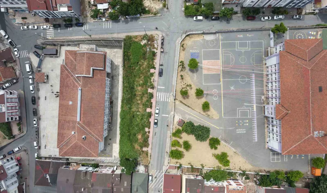 Arnavutköy Belediyesi, Şeyh Şamil İlkokulu önündeki Tuğrulbey Sokak’ı “Güvenli Okul
