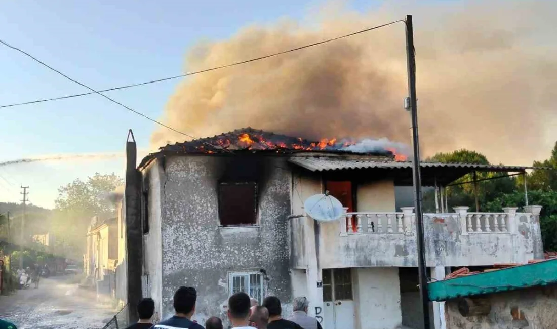 Balıkesir’in Ayvalık ilçesinde metruk bir evde yangın çıktı. Küçükköy Mahallesi’nde