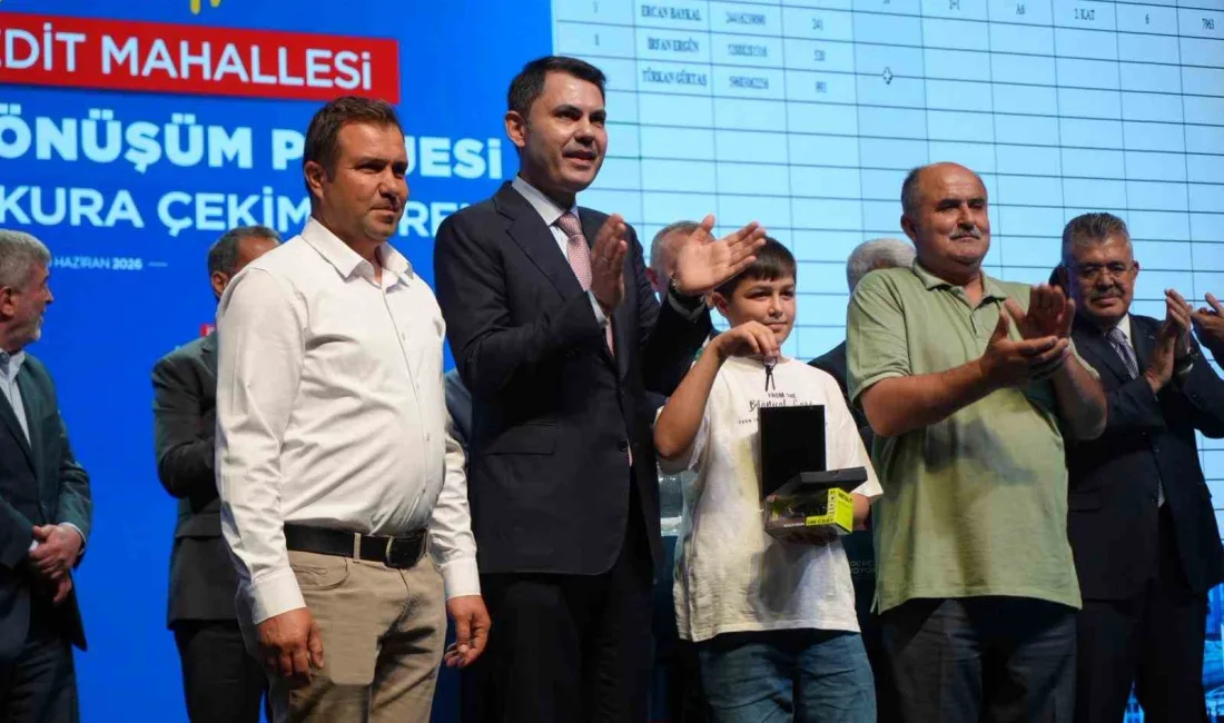 Çevre, Şehircilik ve İklim Değişikliği Bakanı Murat Kurum, Kocaeli’de yapımı