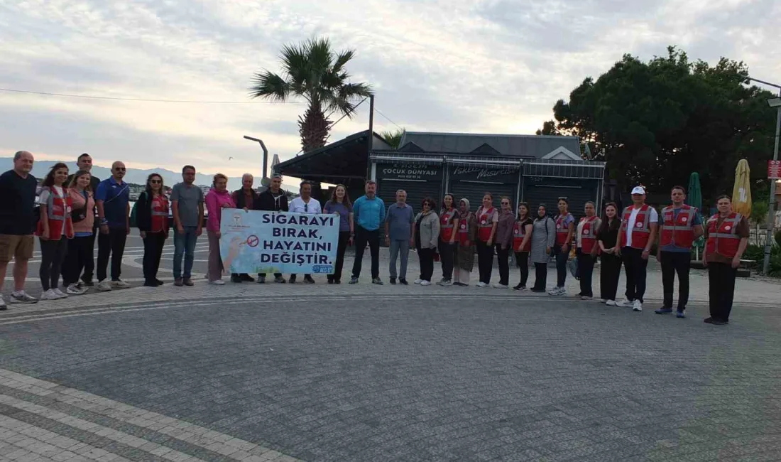 Burhaniye ilçesinde, İlçe Sağlık Müdürlüğü öncülüğünde, İskele Mahallesi’nde Alibaba istikametinde